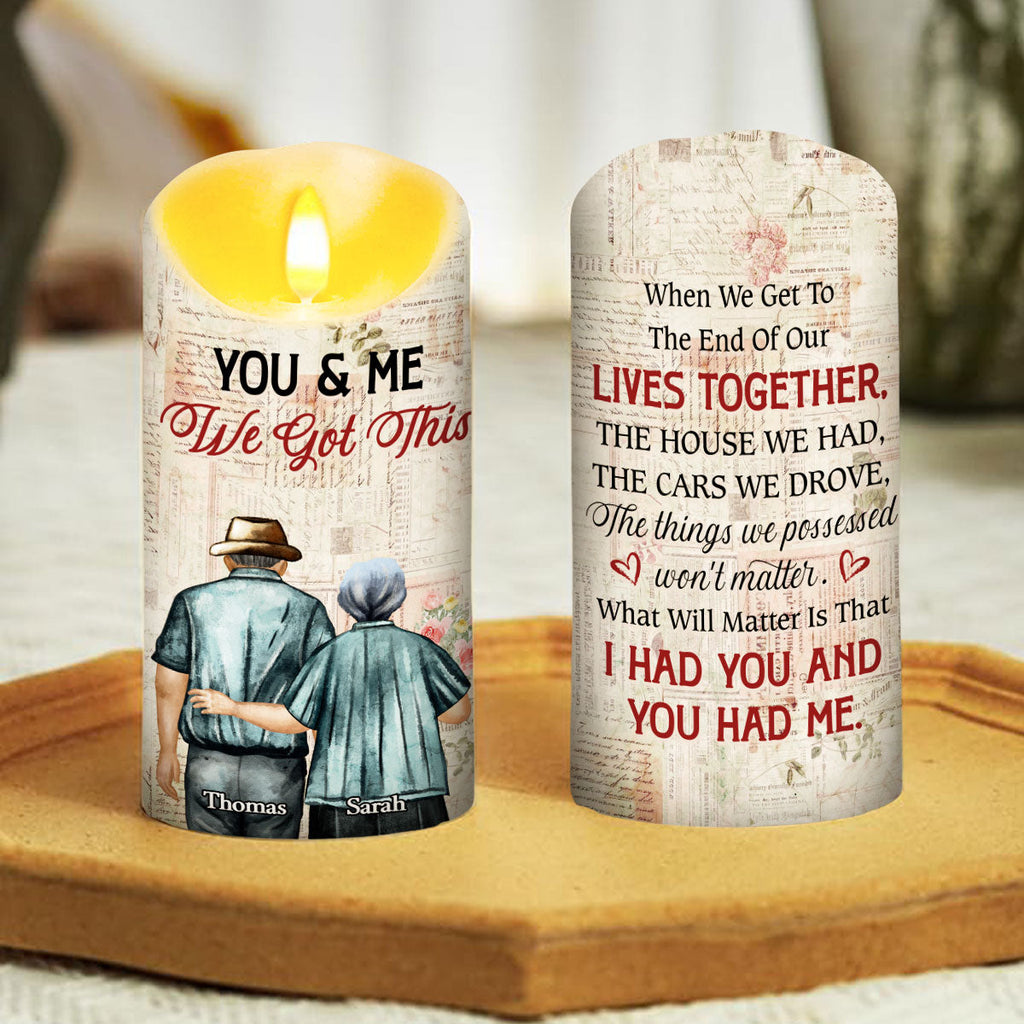 Lavender Candle - Personalized LED Candle