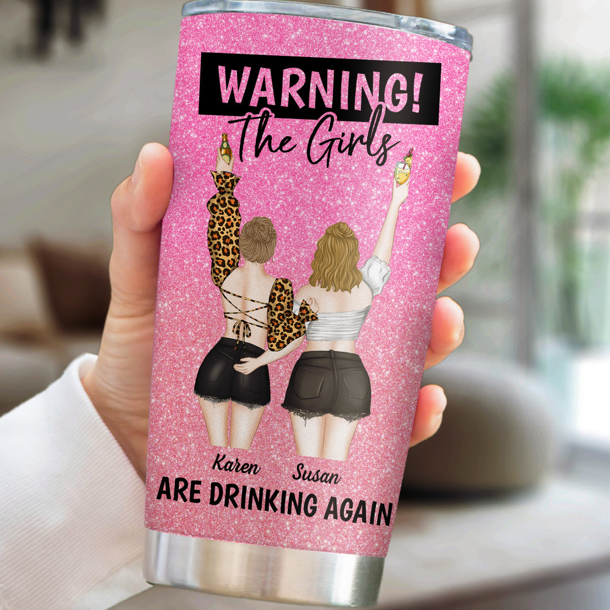 Custom Christmas Birthday Gifts For Best Friend • The Girls - Personalized Tumbler