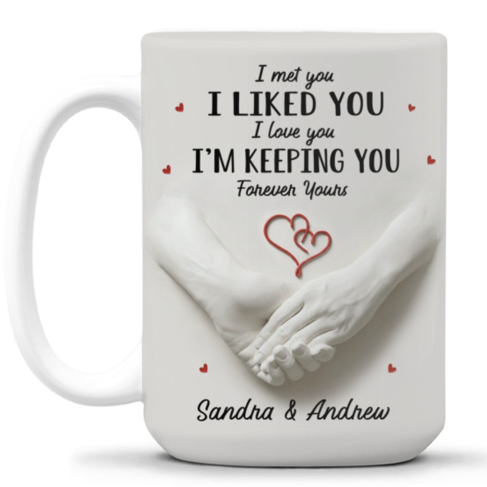 Custom Anniversary Keepsake Gifts For Couple • Just The Two of Us - Personalized Coffee Mug