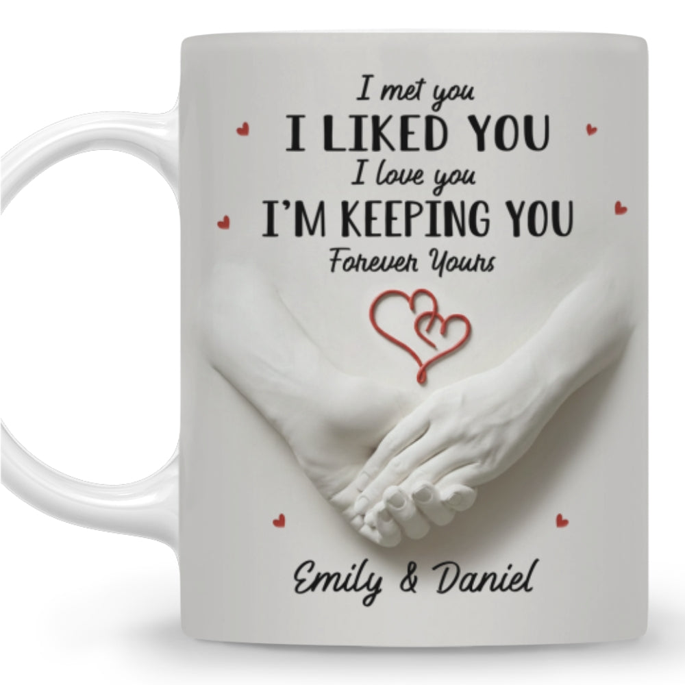 Custom Anniversary Keepsake Gifts For Couple • Just The Two of Us - Personalized Coffee Mug