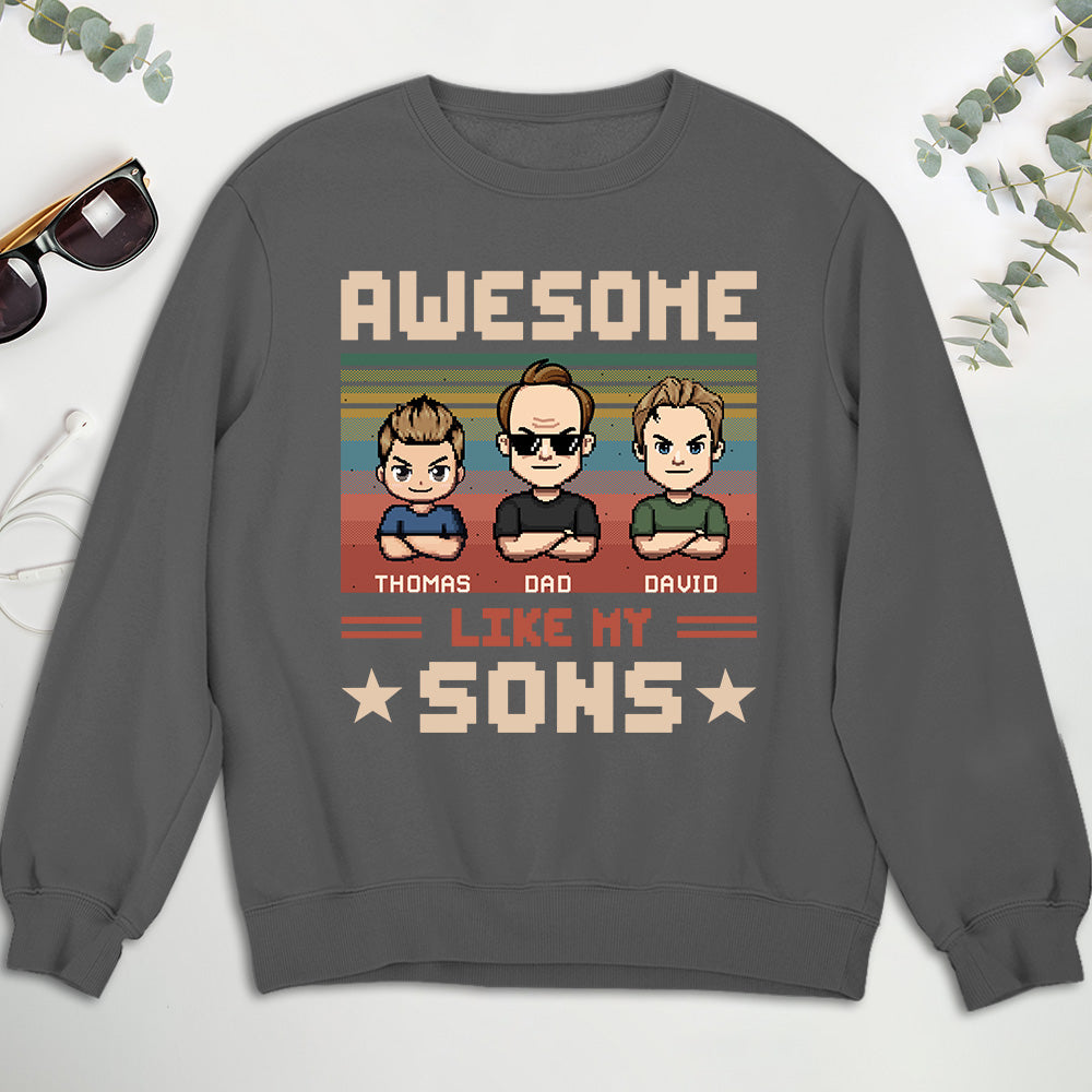 Custom Father's Day, Special Gift for Dad & Grandpa • Awesome Dad And Awesome Daughter - Personalized Shirt