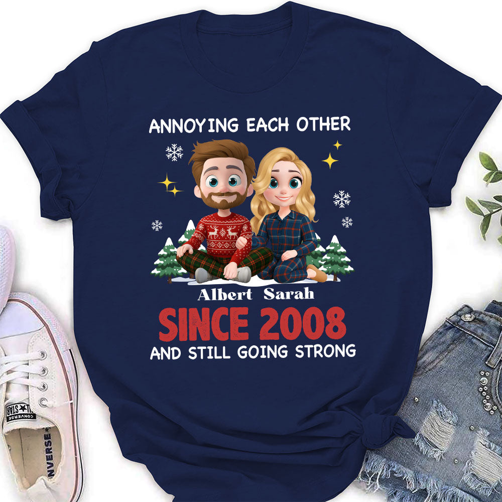 Custom Christmas Anniversary Keepsake Gifts For Husband • Christmas With You - Personalized Shirt