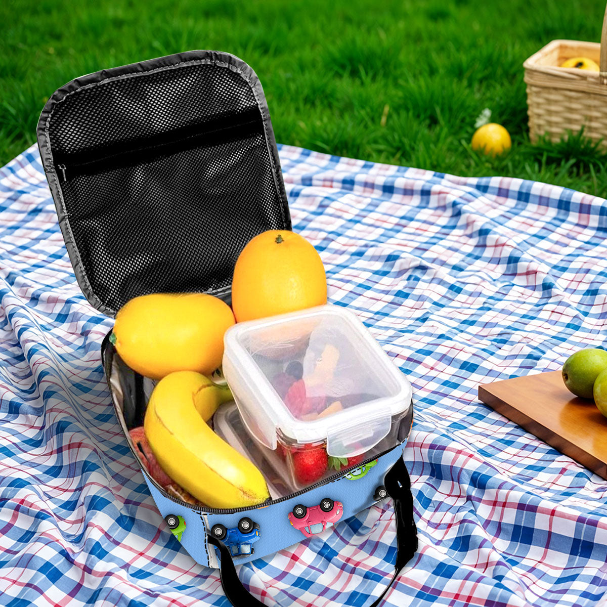 Vehicle Adventure - Personalized Insulated Lunch Bag
