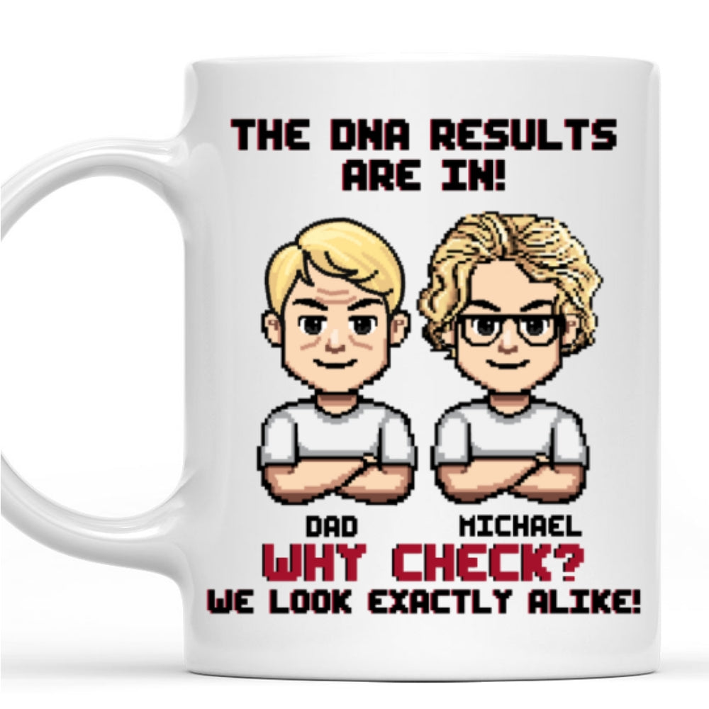 Custom Father's Day, Special Gift for Dad & Grandpa • No Need To Check - Personalized Coffee Mug