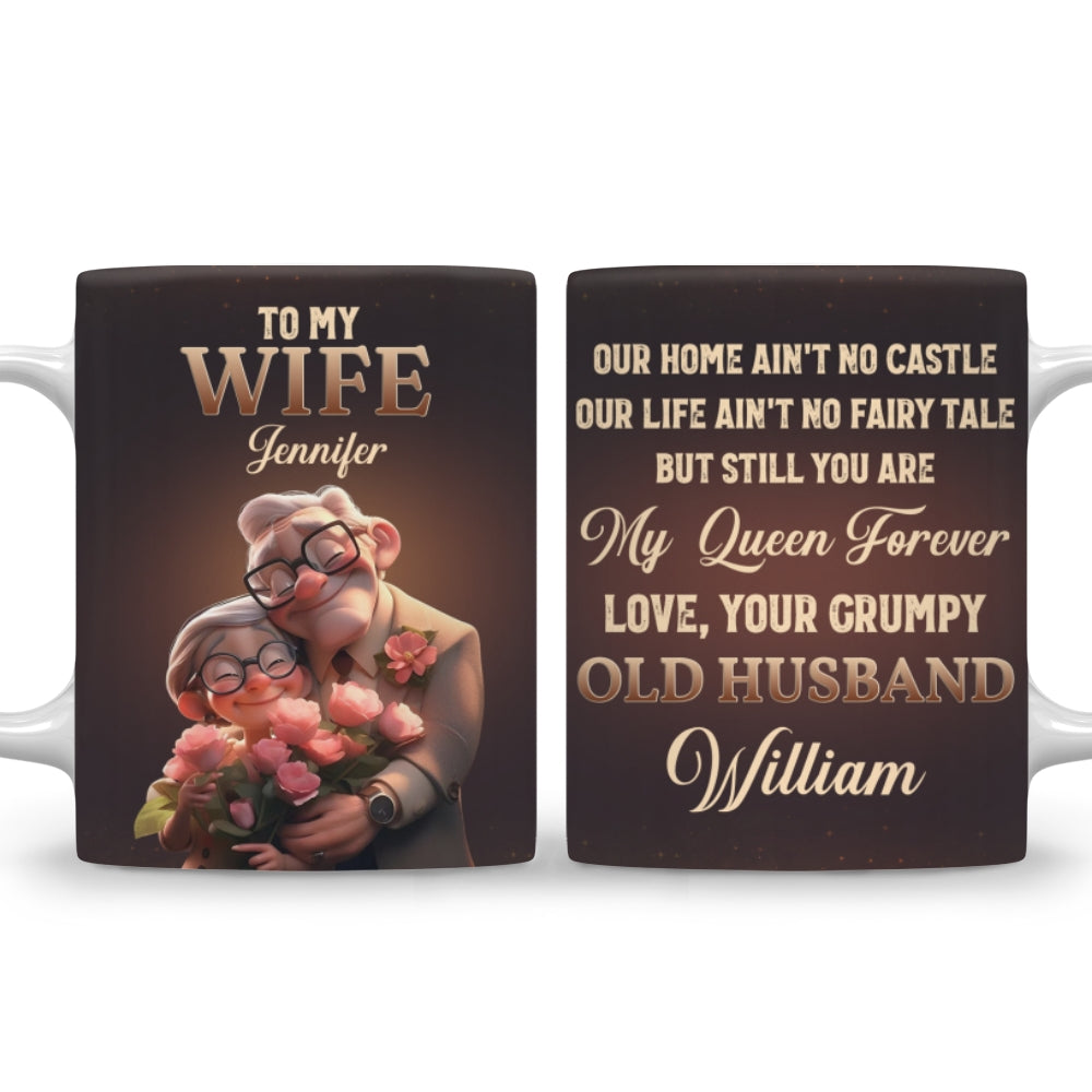 Custom Anniversary Keepsake Gifts For Couple • You Are My Queen Forever - Personalized Coffee Mug