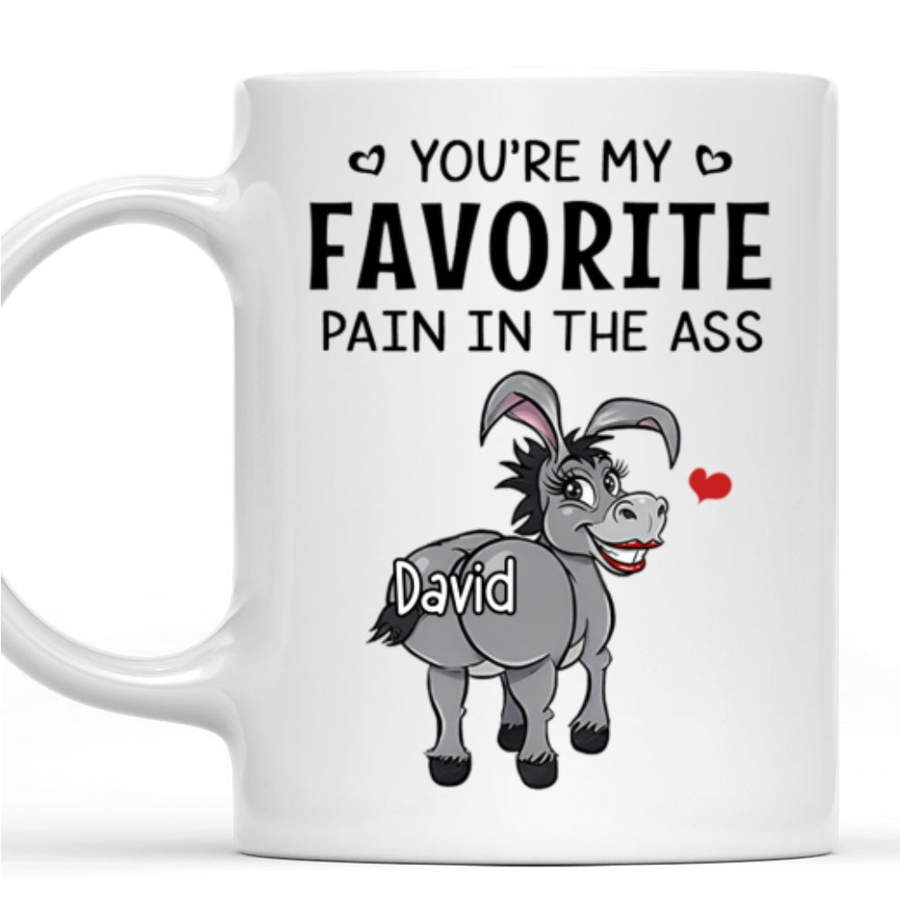 Custom Anniversary Keepsake Gifts For Couple • You Are My Favorite Pain - Personalized Coffee Mug