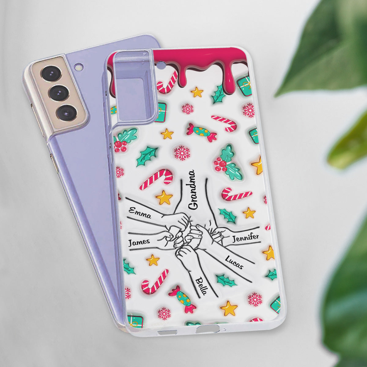 Christmas Of Nana - Personalized 3D Inflated Effect Phone Case