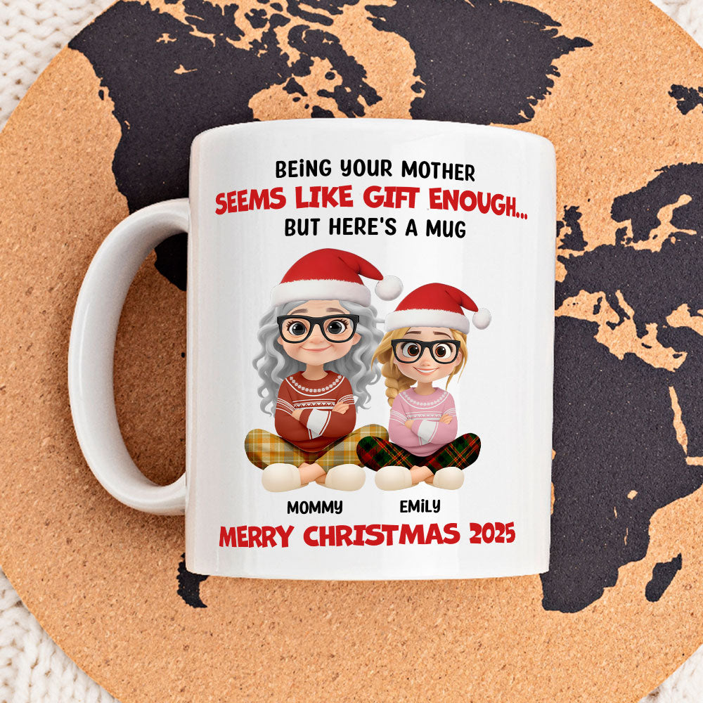 Custom Christmas & Birthday Keepsake Gift • Here Is A Mug For You - Personalized Coffee Mug