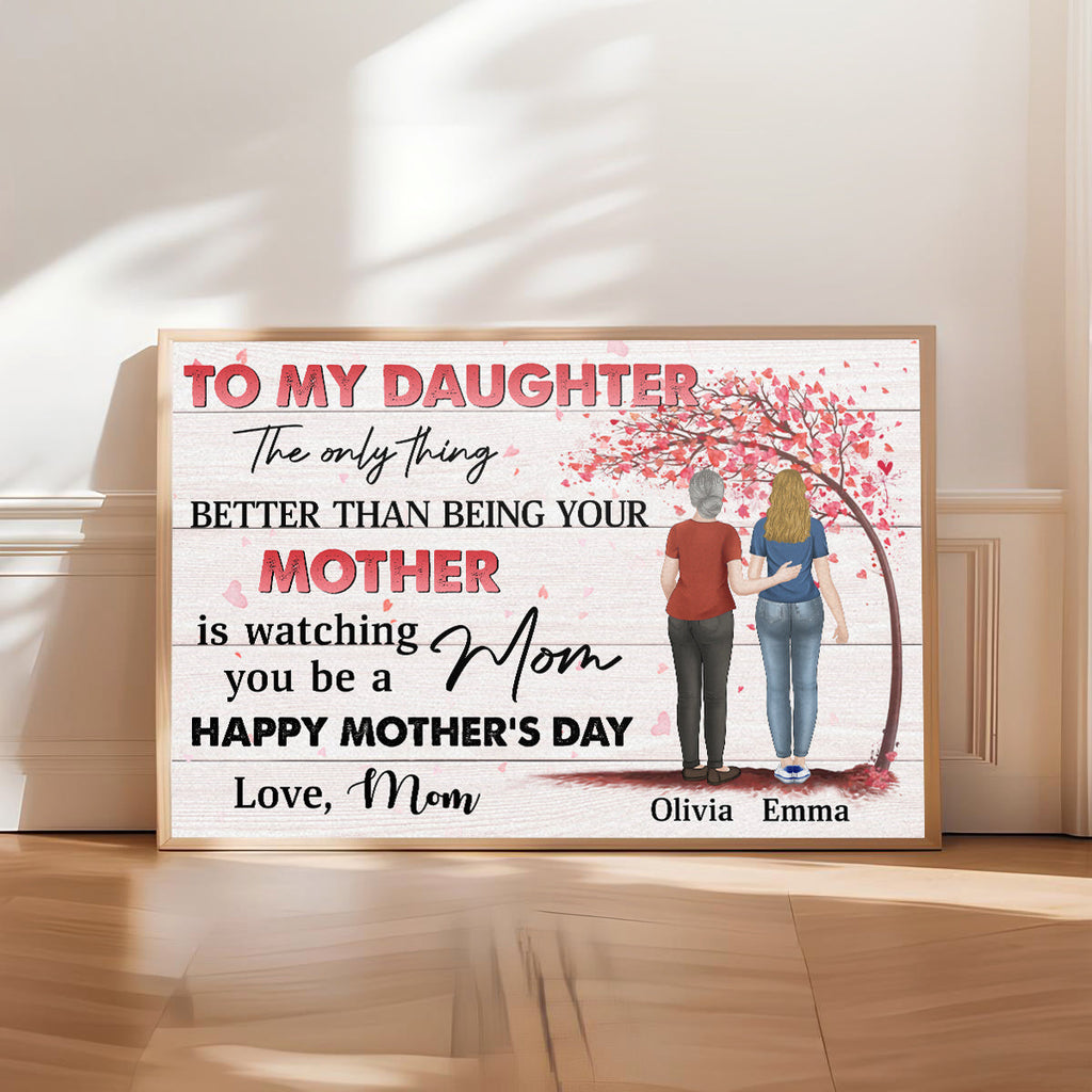 To My Daughter - Personalized Poster