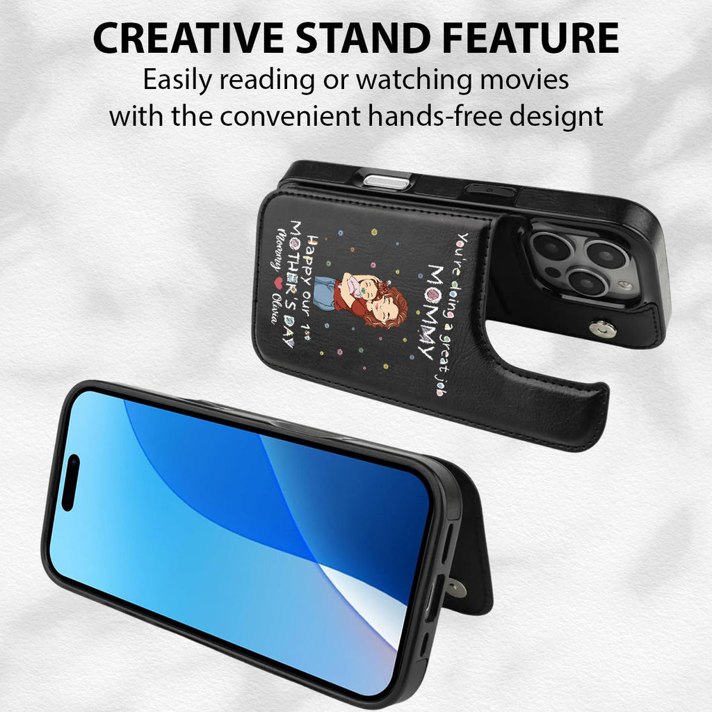 You Are Doing A Great Job - Personalized Leather Phone Case