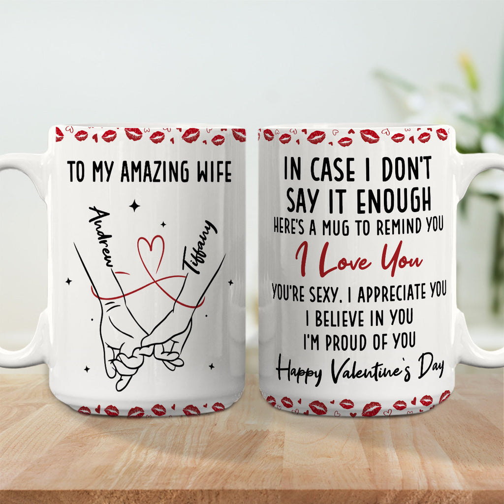 Custom Anniversary Keepsake Gifts For Couple • You And Me We Got This Valentine - Personalized Coffee Mug