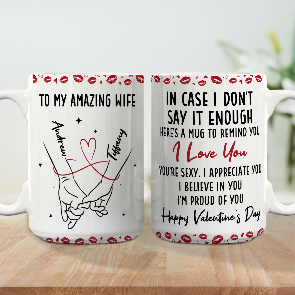 Custom Anniversary Keepsake Gifts For Couple • You And Me We Got This Valentine - Personalized Coffee Mug