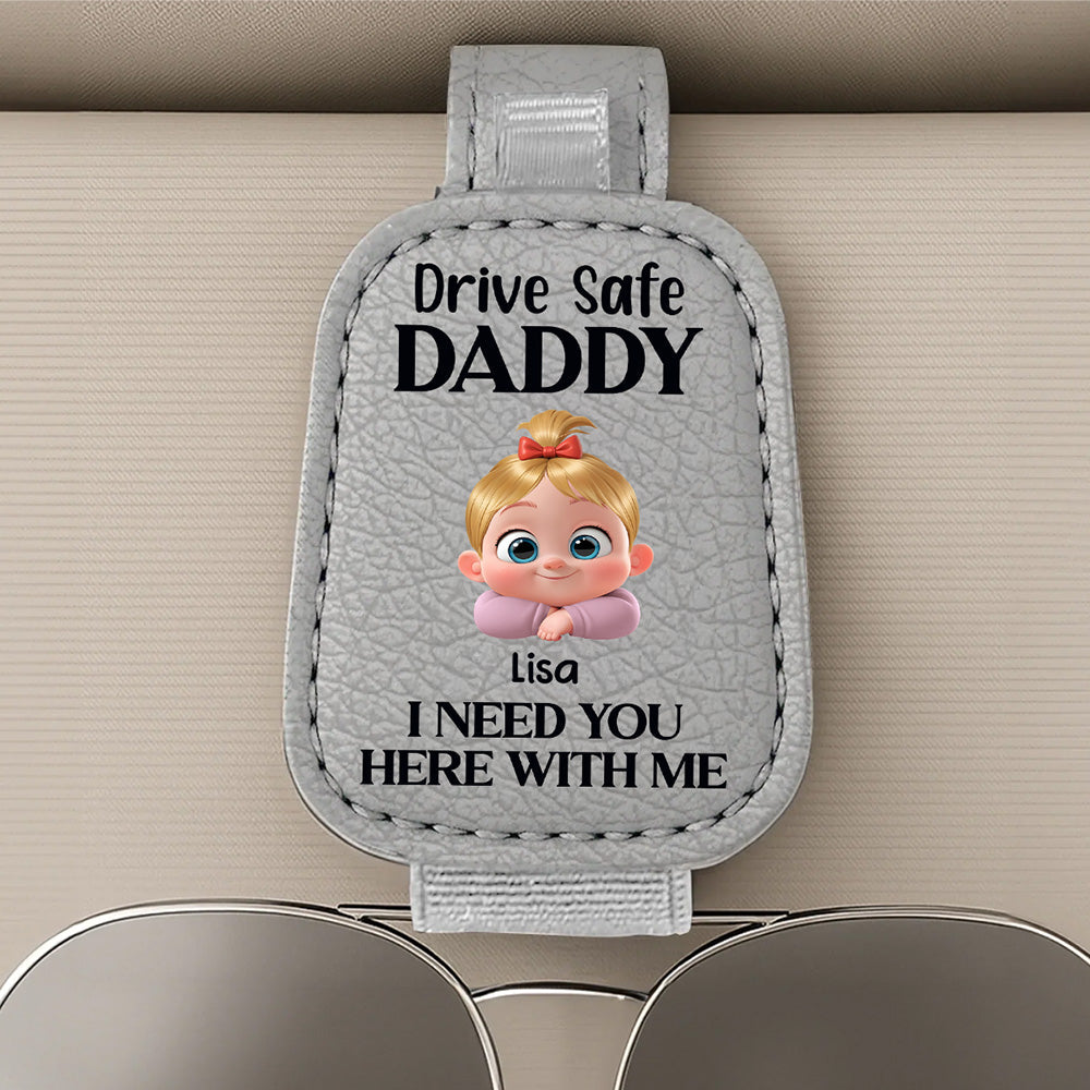 Your Safety Is Everything To Me - Personalized Sunglasses Holder For Car Visor