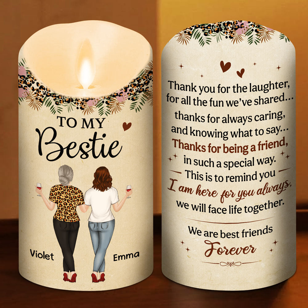 Always Here For You - Personalized LED Candle