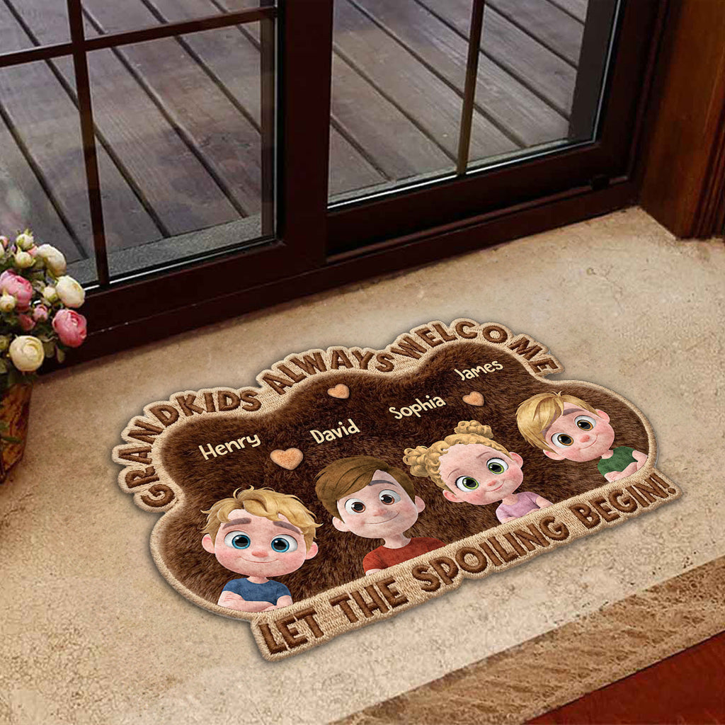 Spoiled Here - Personalized Doormat