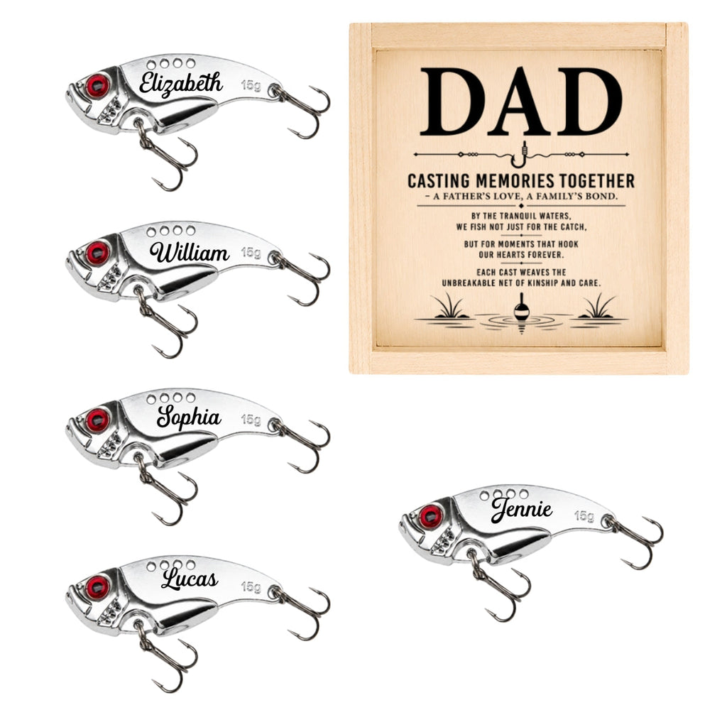 Casting Memories Together - Personalized Fishing Lure