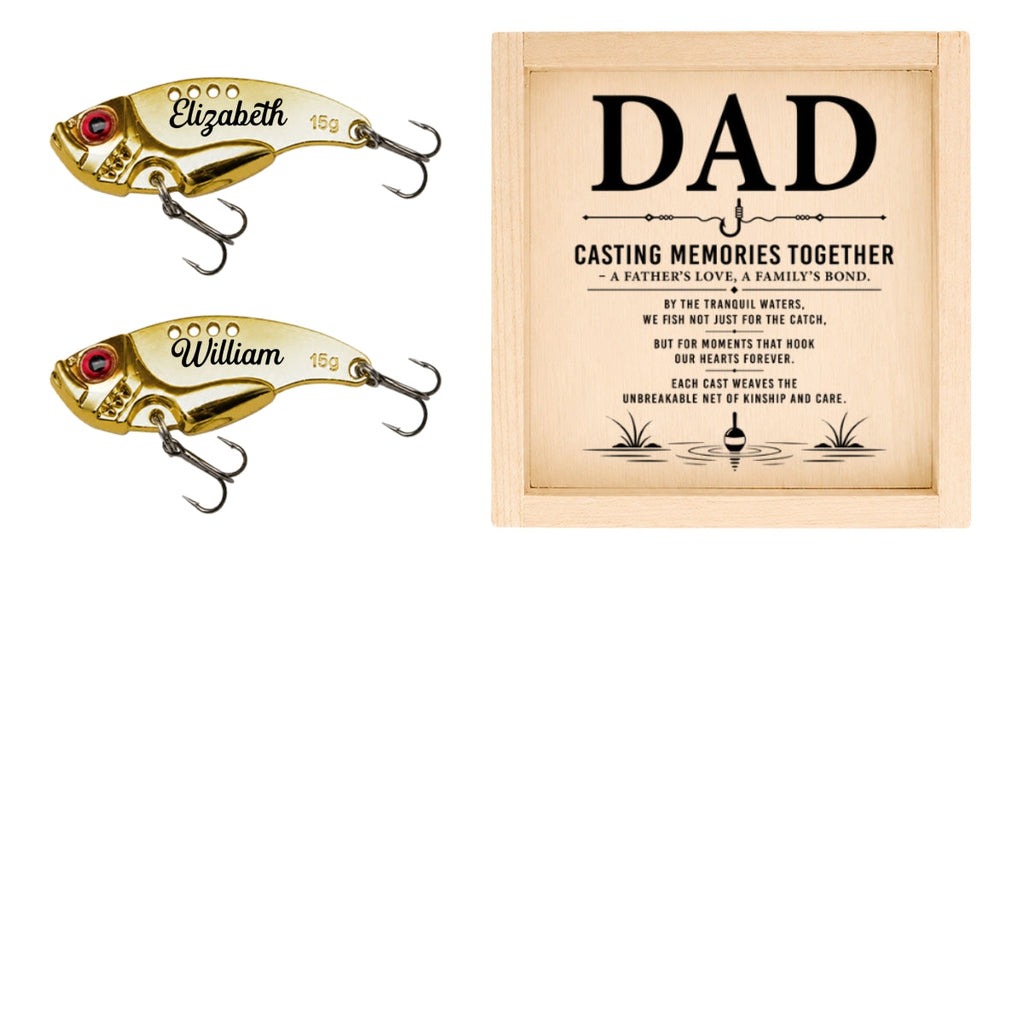 Casting Memories Together - Personalized Fishing Lure