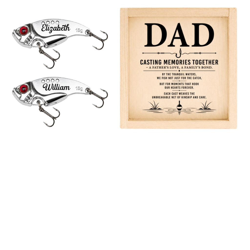 Casting Memories Together - Personalized Fishing Lure