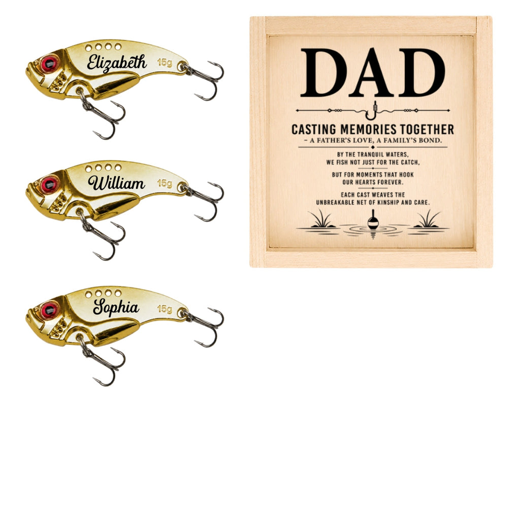 Casting Memories Together - Personalized Fishing Lure