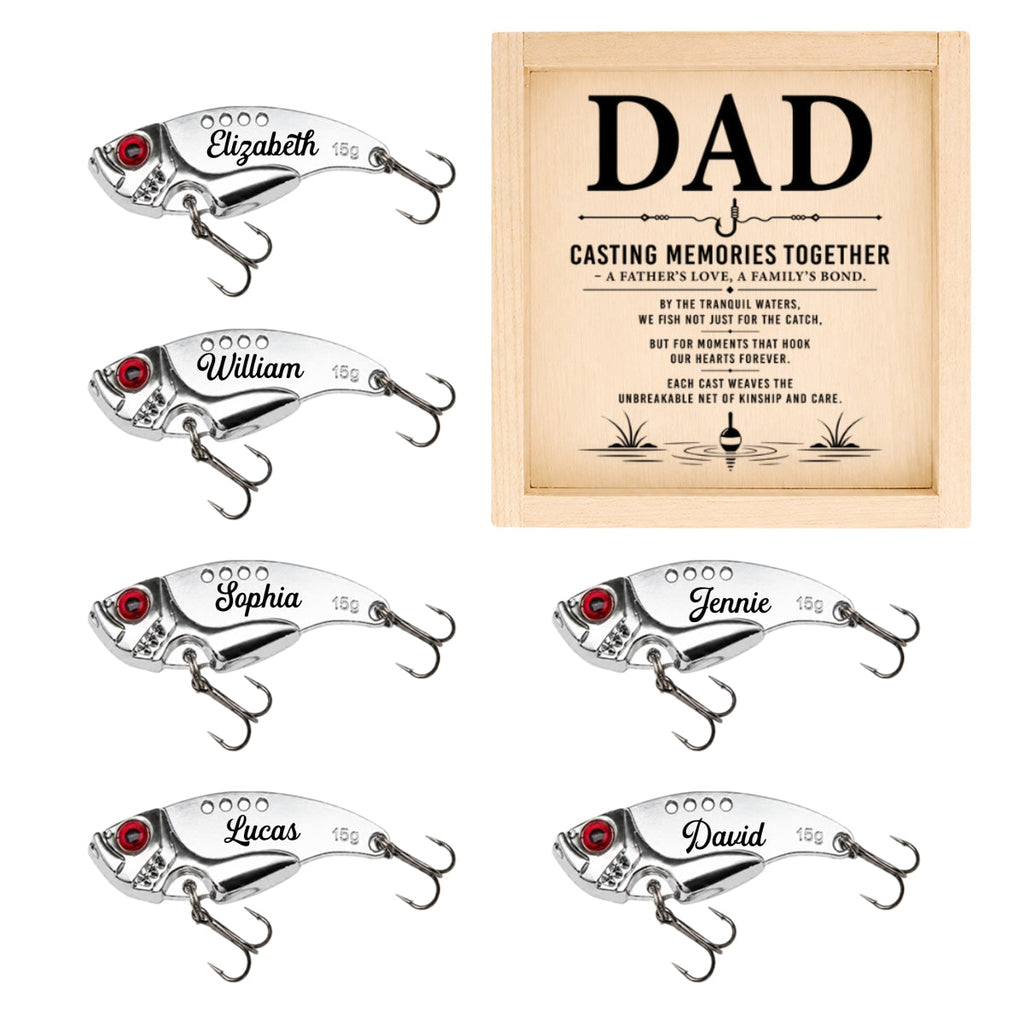 Casting Memories Together - Personalized Fishing Lure