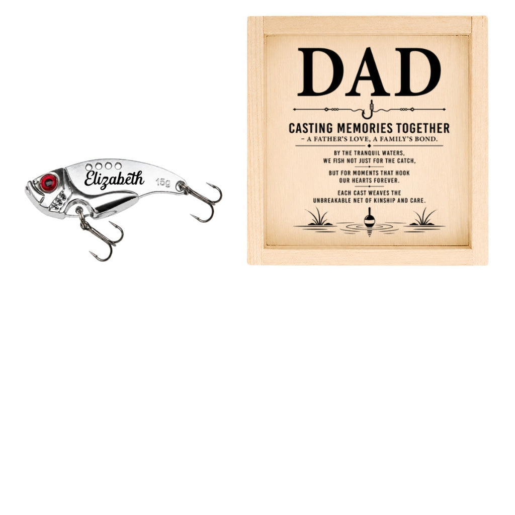 Casting Memories Together - Personalized Fishing Lure
