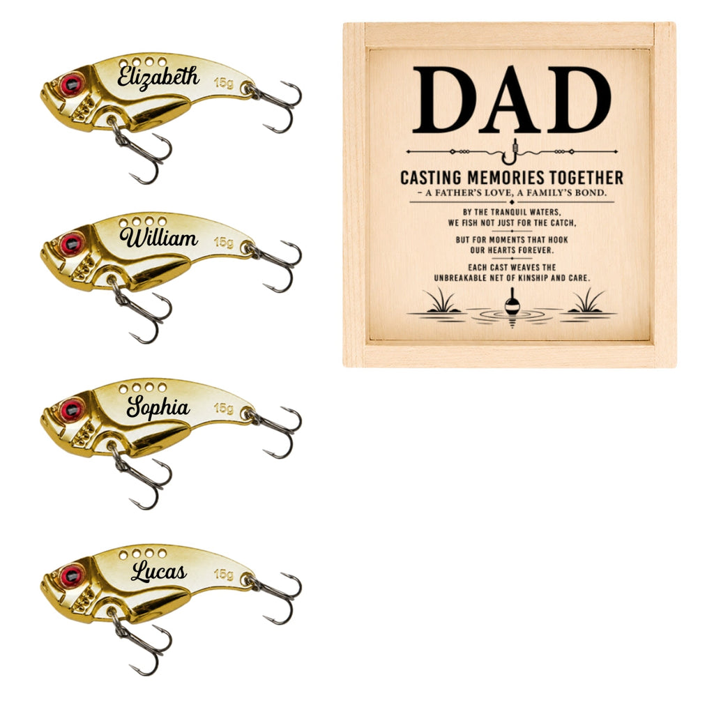 Casting Memories Together - Personalized Fishing Lure