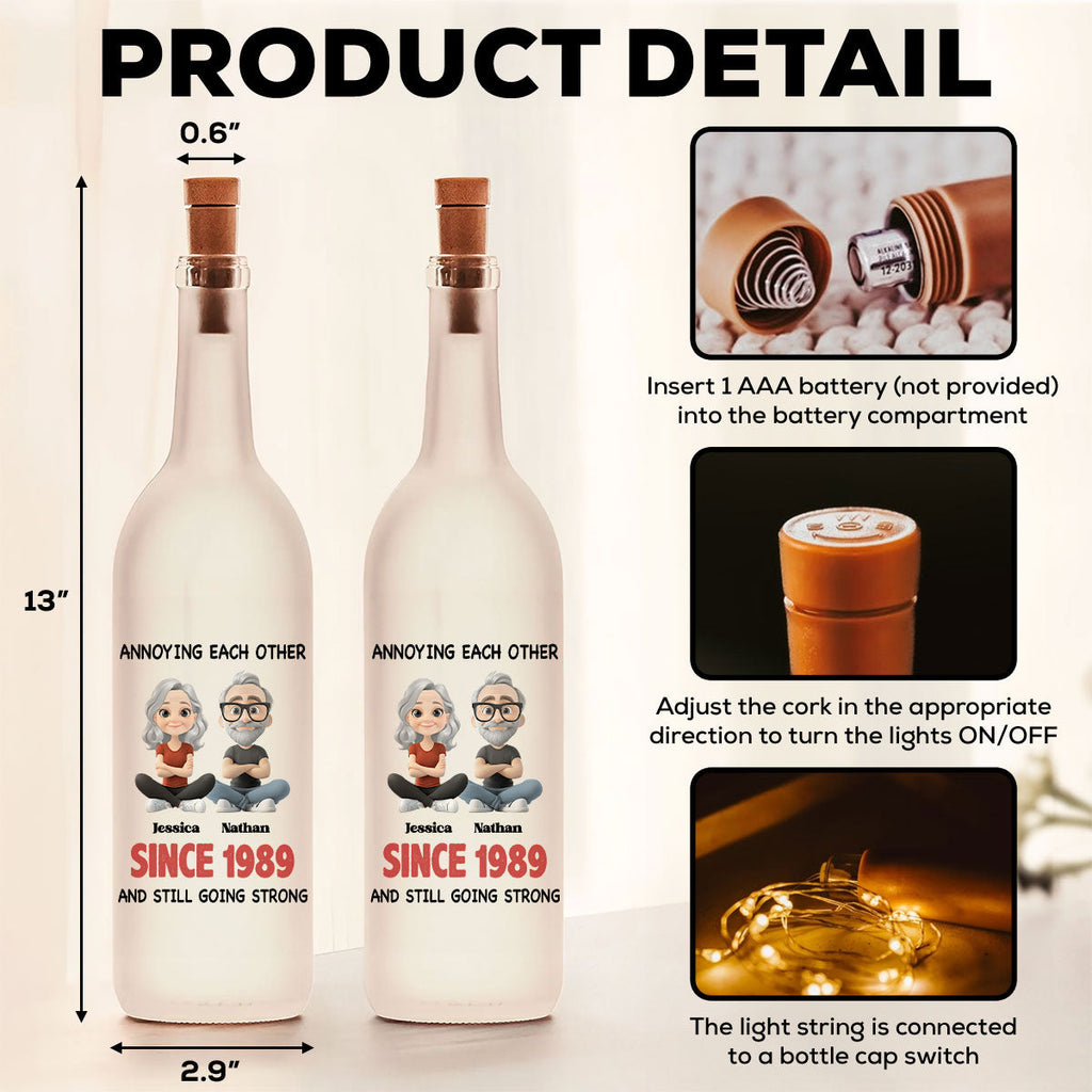 Together Forever - Personalized Bottle Lamp