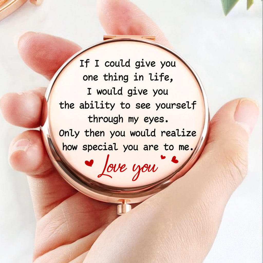 How Special You Are To Me - Personalized Compact Mirror
