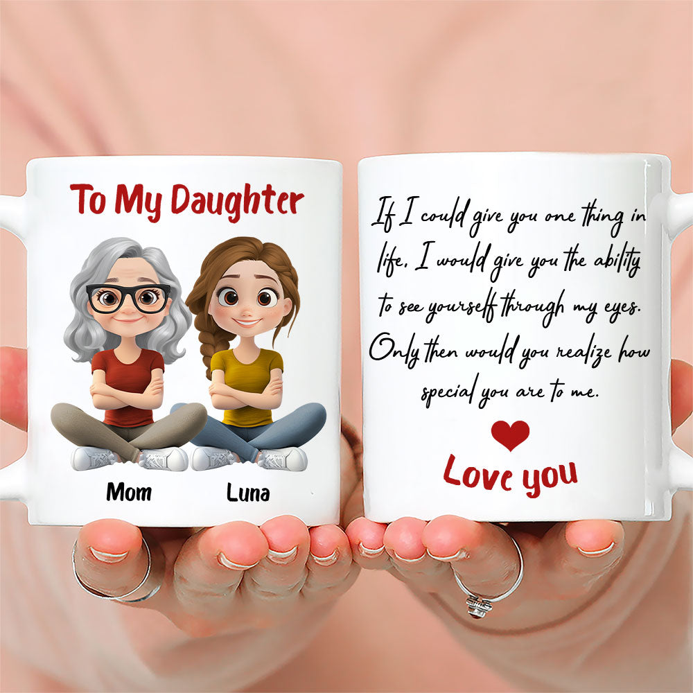 Custom Christmas & Birthday Gift for Daughter • How Special You Are - Personalized Coffee Mug