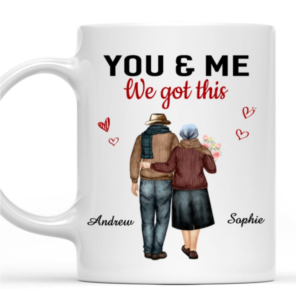 Custom Anniversary Keepsake Gifts For Couple • You Got Me - Personalized Coffee Mug