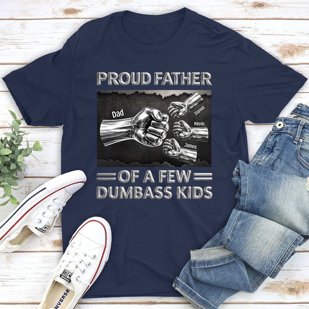 Custom Father's Day, Special Gift for Dad & Grandpa • Proud Daddy - Personalized Shirt
