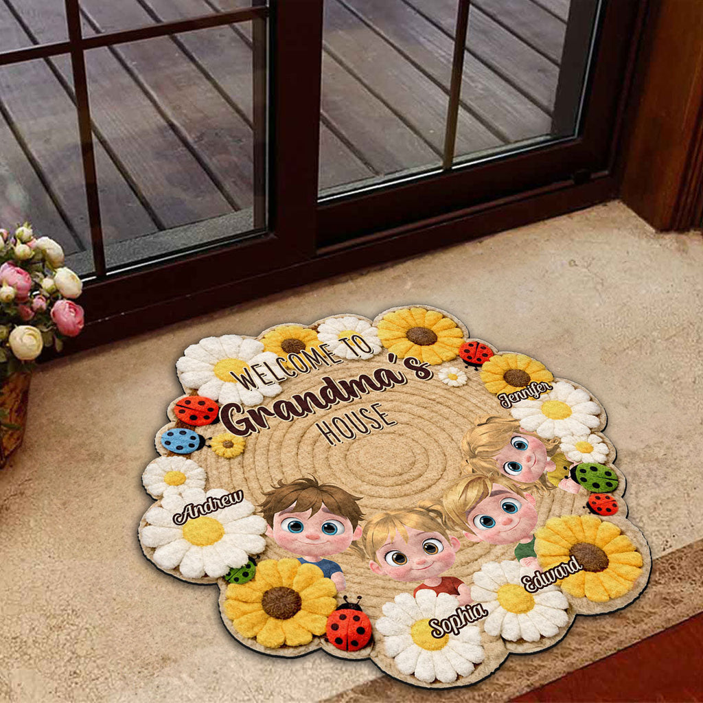 Welcome To Grandma Home - Personalized Doormat