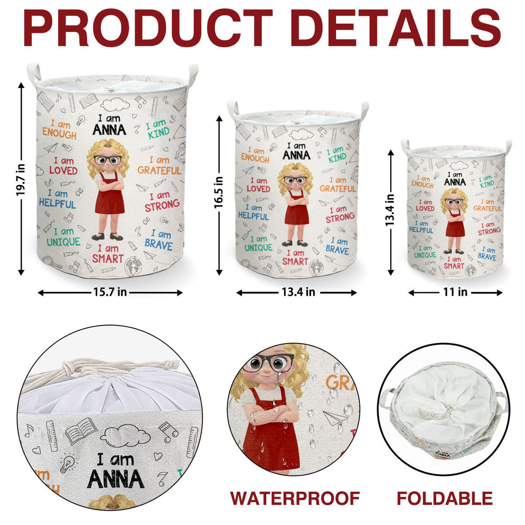 I Am Grateful - Personalized Basket