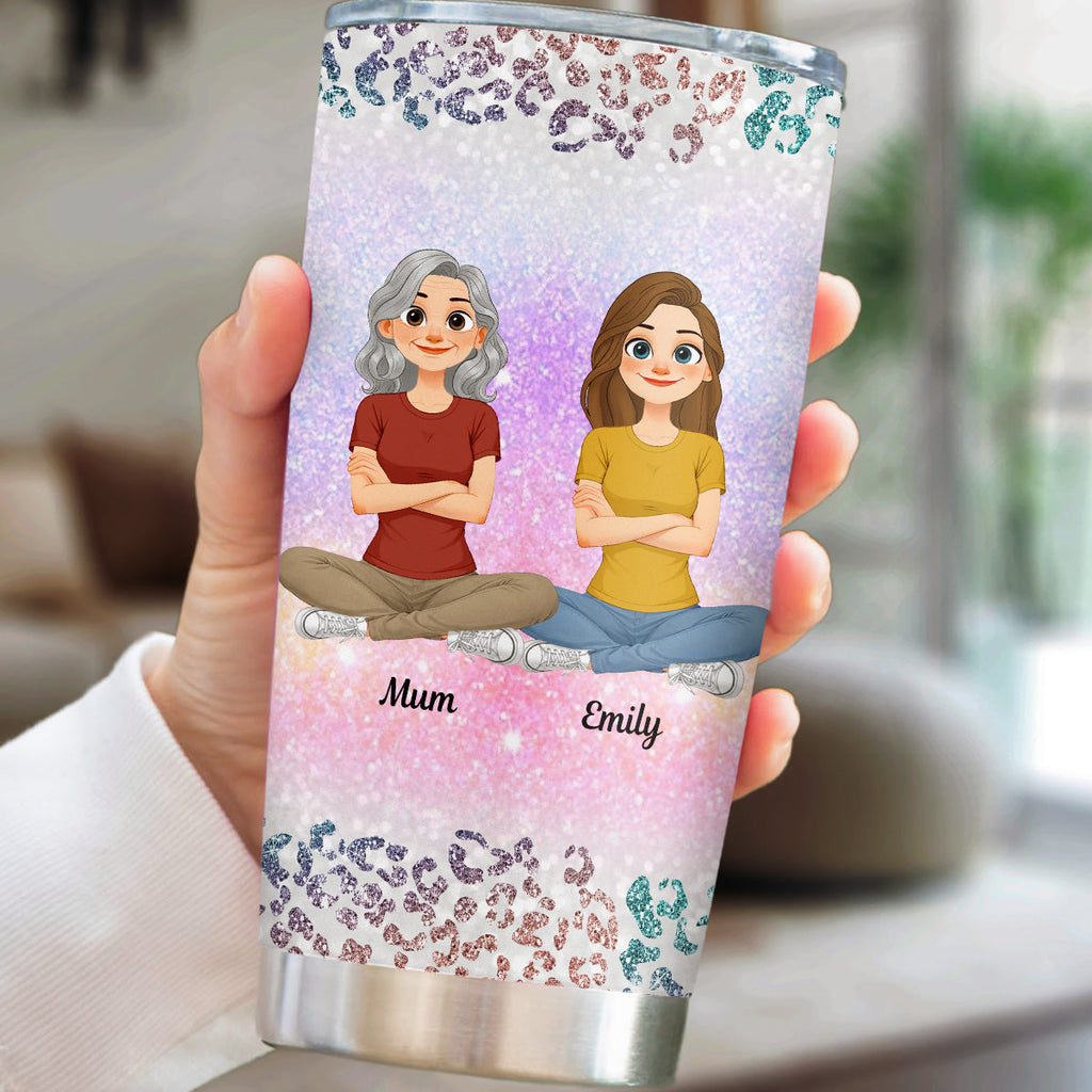 Custom Christmas Birthday Gifts For Granddaughter, Daughter • To My Badass Daughter Version 2 - Personalized Tumbler