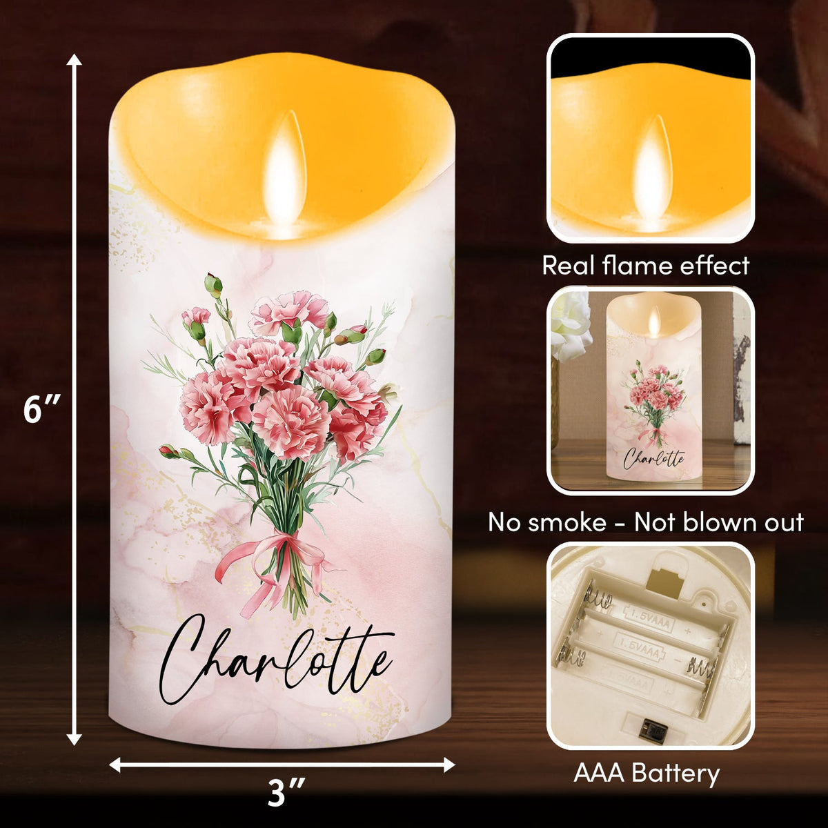 You Are Loved More Deeply - Personalized LED Candle