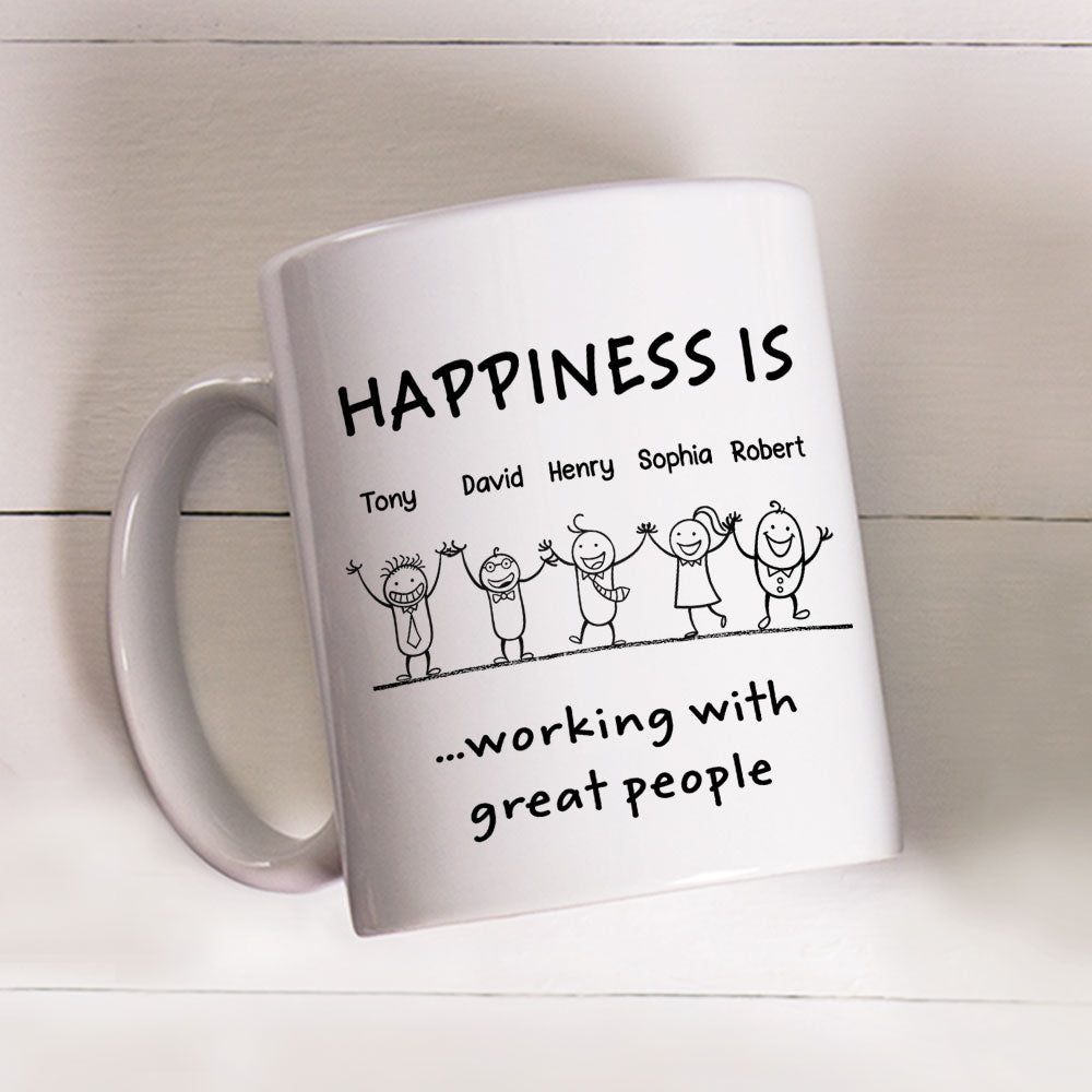 Custom Coworker, Christmas & Birthday Team Appreciation Gift • Great Colleagues - Personalized Coffee Mug