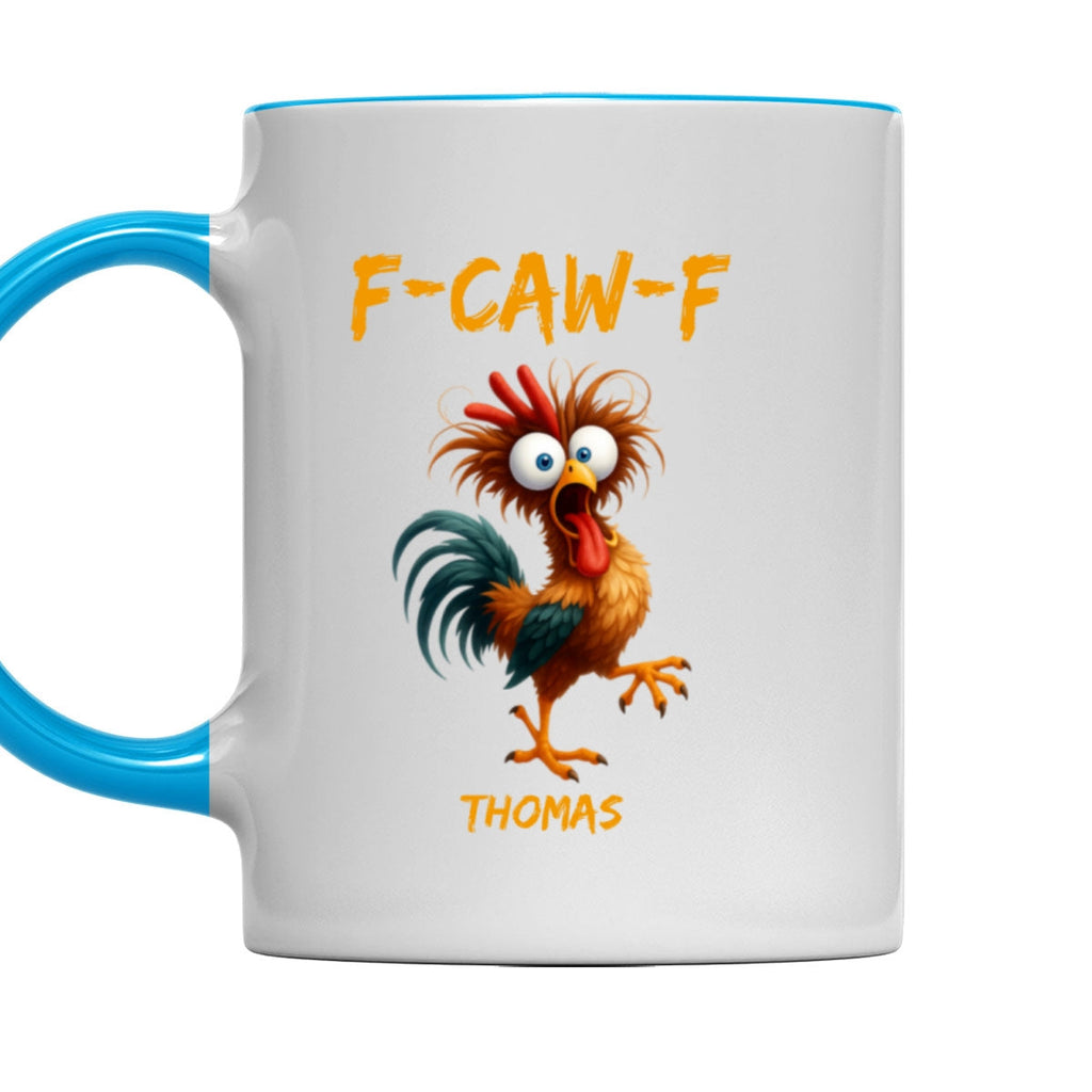 Custom Best Friend, Christmas & Birthday Friendship Keepsake Gift • FCAWF Chicken Humor - Personalized Accent Mug