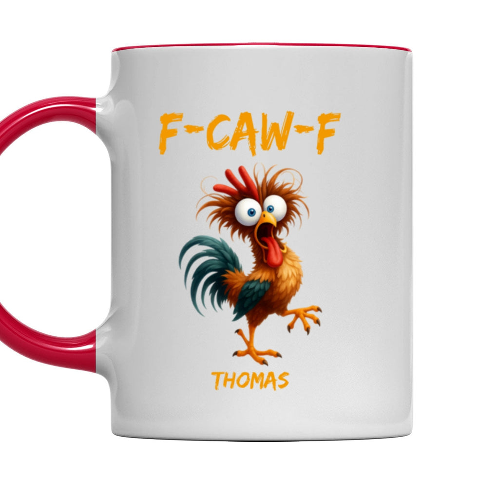 Custom Best Friend, Christmas & Birthday Friendship Keepsake Gift • FCAWF Chicken Humor - Personalized Accent Mug