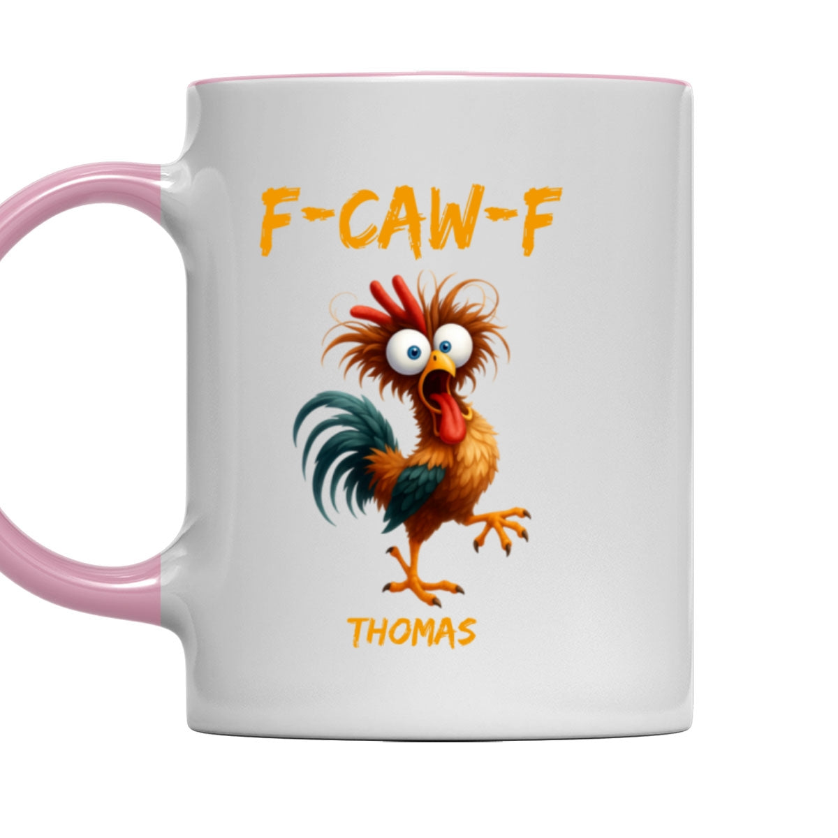 Custom Best Friend, Christmas & Birthday Friendship Keepsake Gift • FCAWF Chicken Humor - Personalized Accent Mug