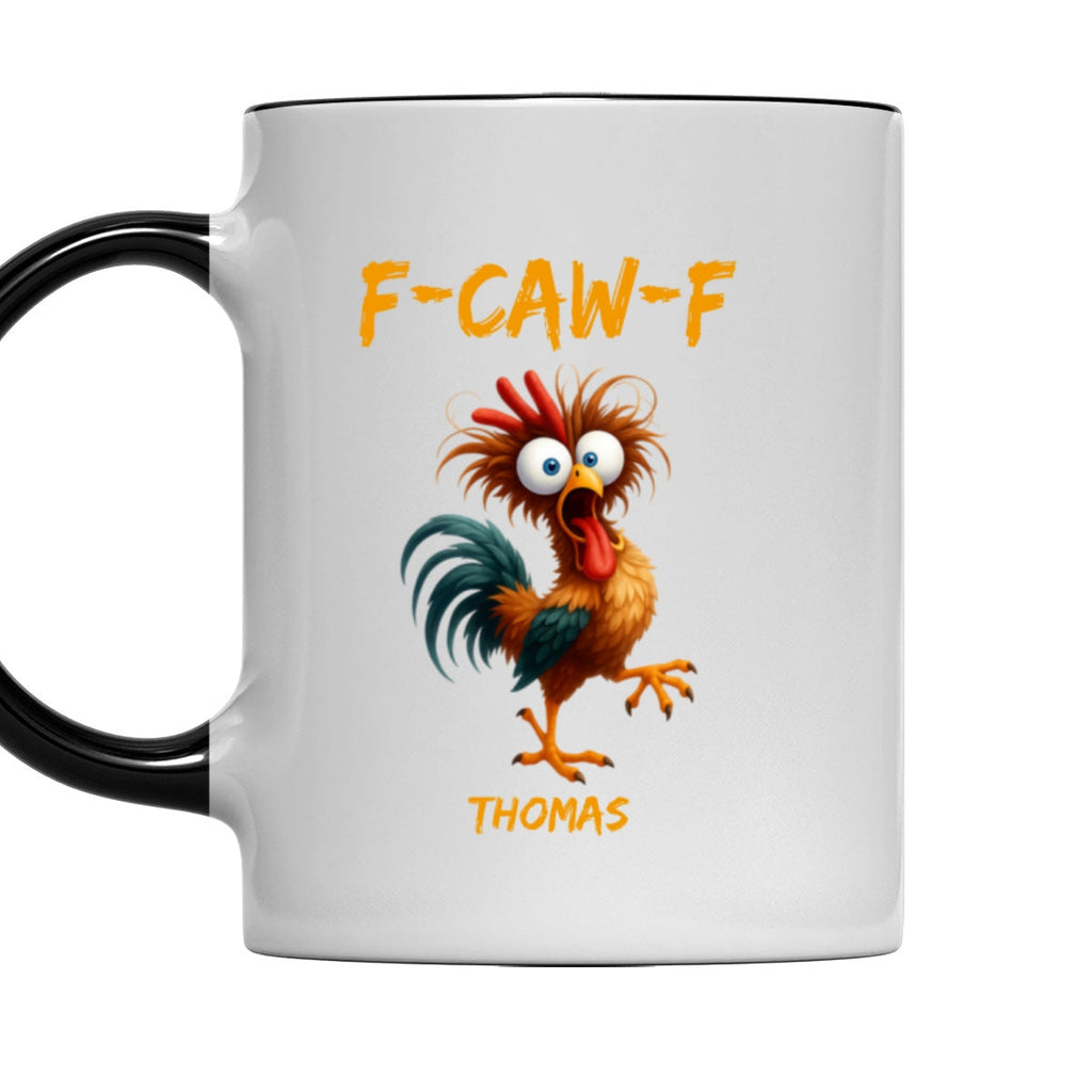 Custom Best Friend, Christmas & Birthday Friendship Keepsake Gift • FCAWF Chicken Humor - Personalized Accent Mug