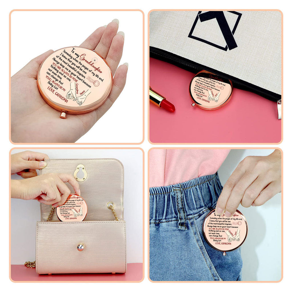 The Most Beautiful Chapters - Personalized Compact Mirror