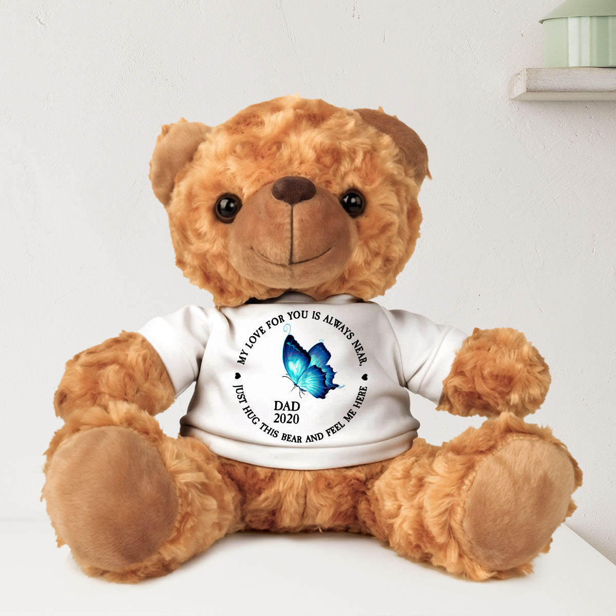 Our Love For You Is Always Near - Personalized Cuddle Bear
