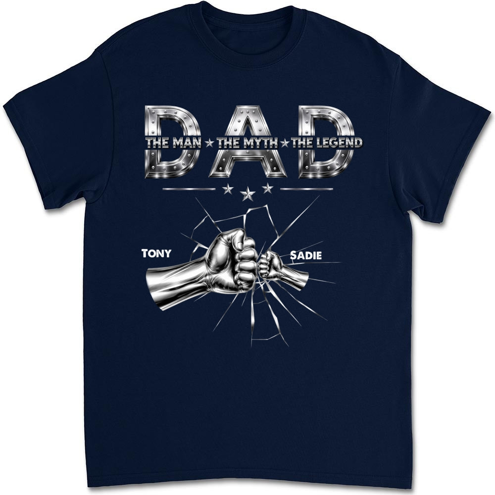 Custom Father's Day, Special Gift for Dad & Grandpa • Dad The Man The Legend - Personalized Shirt