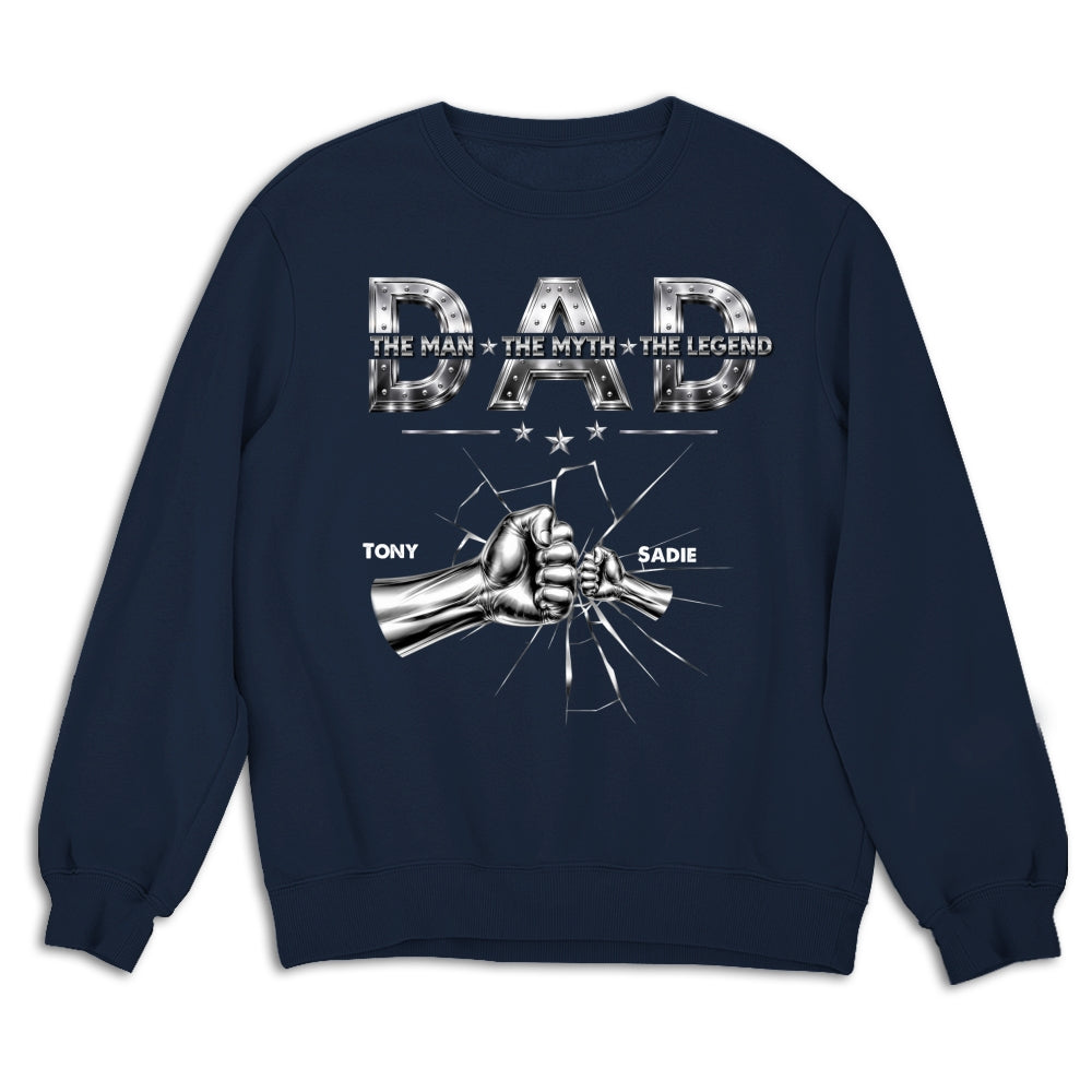 Custom Father's Day, Special Gift for Dad & Grandpa • Dad The Man The Legend - Personalized Shirt