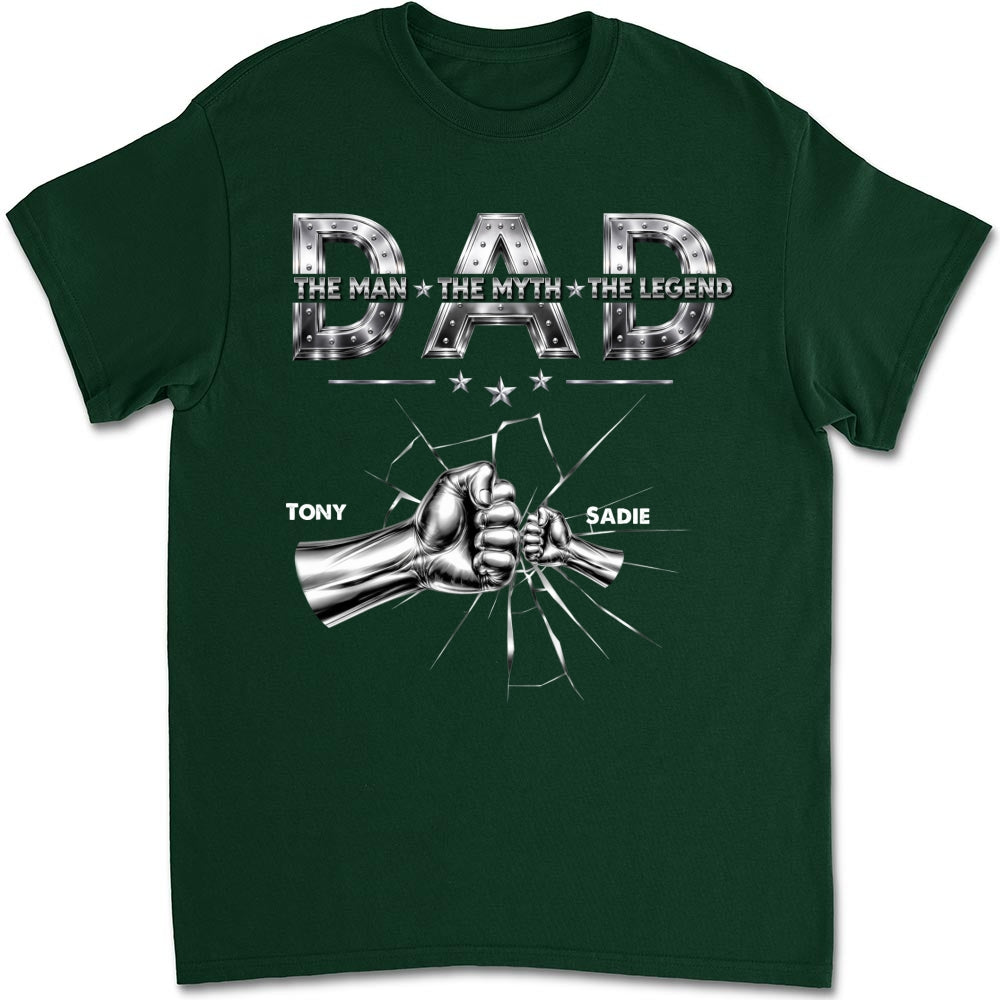 Custom Father's Day, Special Gift for Dad & Grandpa • Dad The Man The Legend - Personalized Shirt