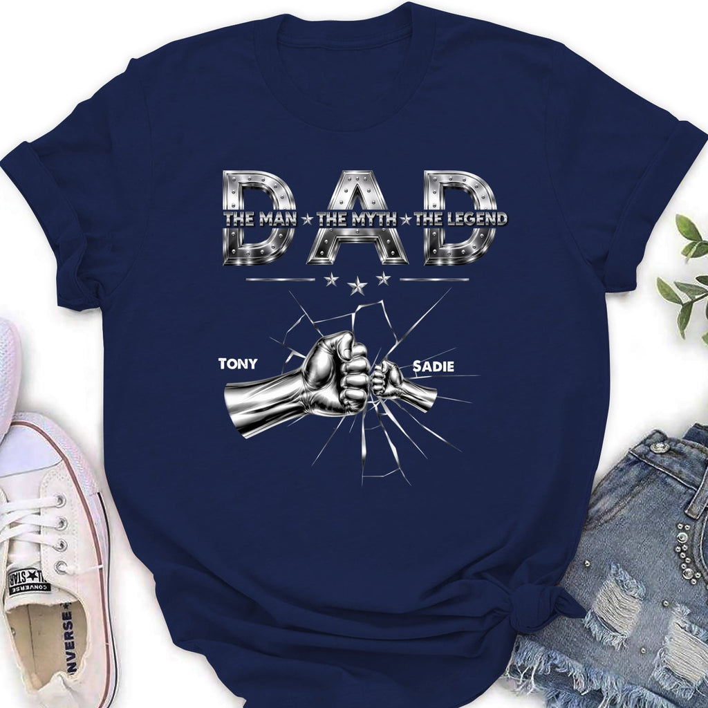 Custom Father's Day, Special Gift for Dad & Grandpa • Dad The Man The Legend - Personalized Shirt