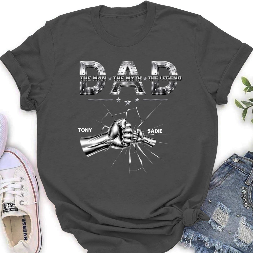 Custom Father's Day, Special Gift for Dad & Grandpa • Dad The Man The Legend - Personalized Shirt