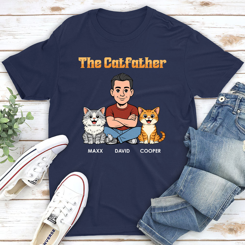 Custom Christmas & Birthday Keepsake Gift • The Catfather Retro - Personalized Shirt - Sweatshirt