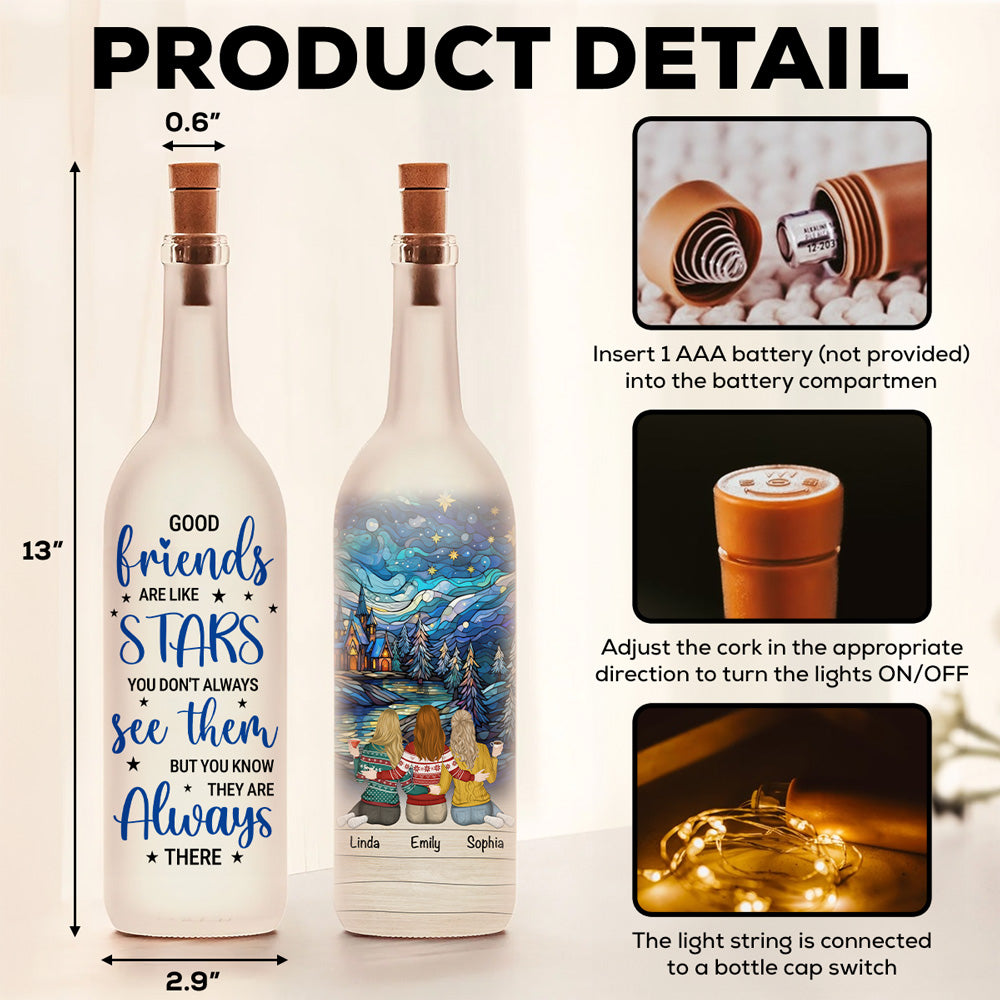 You Are My Shooting Star - Personalized Bottle Lamp