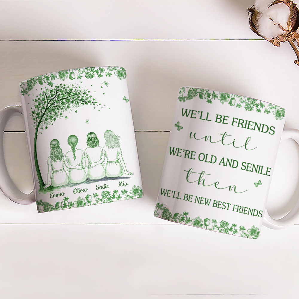 Custom Christmas & Birthday Keepsake Gift • Friendship For A Lifetime - Personalized Coffee Mug
